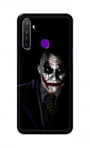 For Realme 5 Printed Mobile Case Back Cover Pouch (Joker Why So Serious)