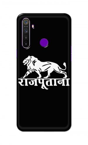 For Realme 5 Printed Mobile Case Back Cover Pouch (Rajputana)