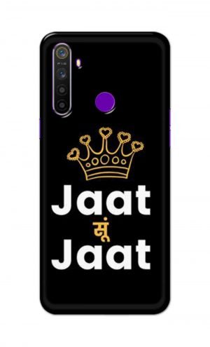 For Realme 5 Pro Printed Mobile Case Back Cover Pouch (Jaat Su Jaat)