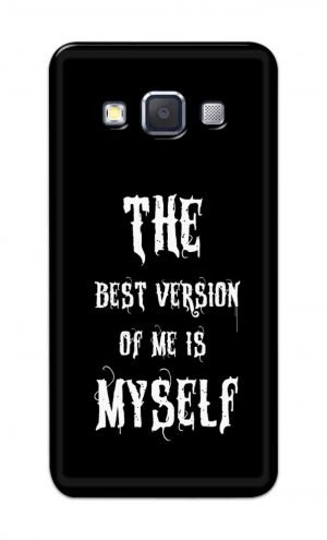 For Samsung A7 2015 Printed Mobile Case Back Cover Pouch (The Best Version Of Me)