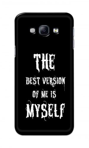 For Samsung A8 2015 Printed Mobile Case Back Cover Pouch (The Best Version Of Me)
