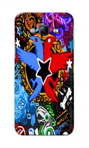 For Samsung A8 2015 Printed Mobile Case Back Cover Pouch (Colorful Eagle)