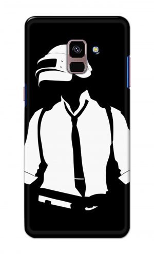 For Samsung A8 Plus Printed Mobile Case Back Cover Pouch (Pubg)