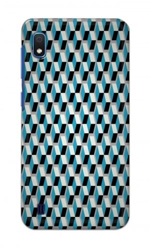 For Samsung Galaxy A10 Printed Mobile Case Back Cover Pouch (Diamonds Pattern)