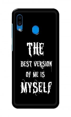 For Samsung Galaxy A30 Printed Mobile Case Back Cover Pouch (The Best Version Of Me)