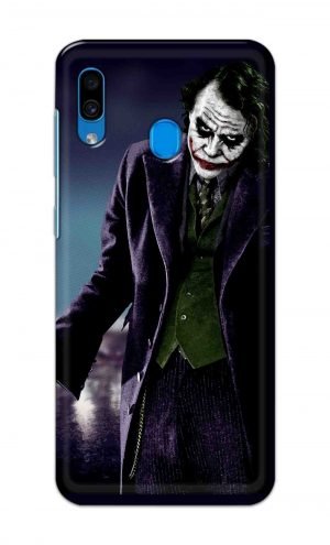 For Samsung Galaxy A30 Printed Mobile Case Back Cover Pouch (Joker Standing)