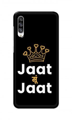 For Samsung Galaxy A30s Printed Mobile Case Back Cover Pouch (Jaat Su Jaat)