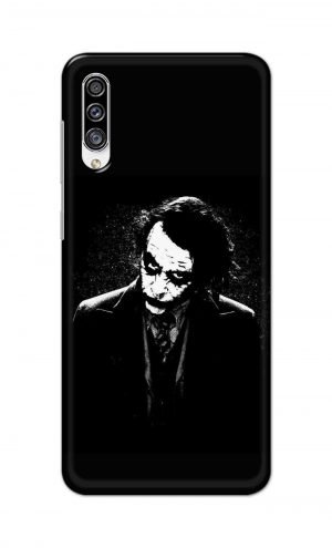 For Samsung Galaxy A30s Printed Mobile Case Back Cover Pouch (Joker Black And White)