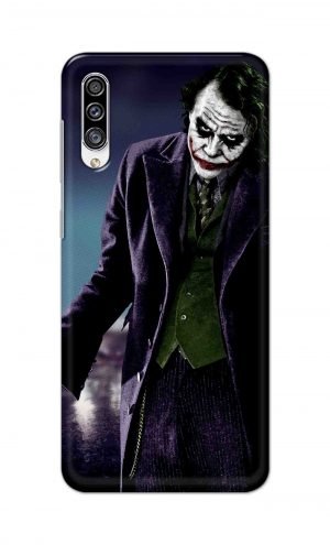 For Samsung Galaxy A30s Printed Mobile Case Back Cover Pouch (Joker Standing)