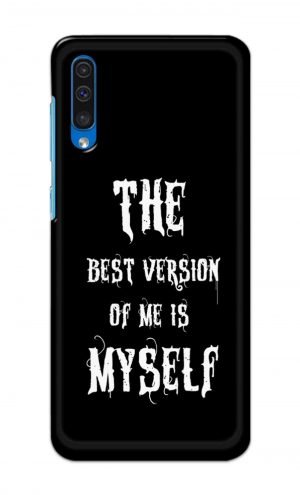 For Samsung Galaxy A50s Printed Mobile Case Back Cover Pouch (The Best Version Of Me)