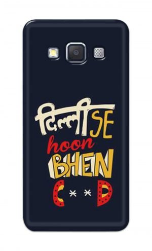 For Samsung Galaxy A5 2015 Printed Mobile Case Back Cover Pouch (Dilli Se Hoon)