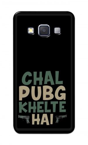 For Samsung Galaxy A5 2015 Printed Mobile Case Back Cover Pouch (Pubg Khelte Hain)