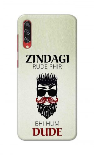 For Samsung Galaxy A70s Printed Mobile Case Back Cover Pouch (Beta Tumse Na Ho Payega)