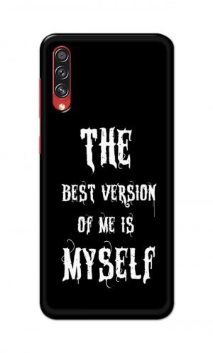 For Samsung Galaxy A70s Printed Mobile Case Back Cover Pouch (The Best Version Of Me)