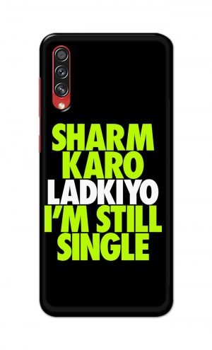 For Samsung Galaxy A70s Printed Mobile Case Back Cover Pouch (Sharm Karo Ladkiyon)