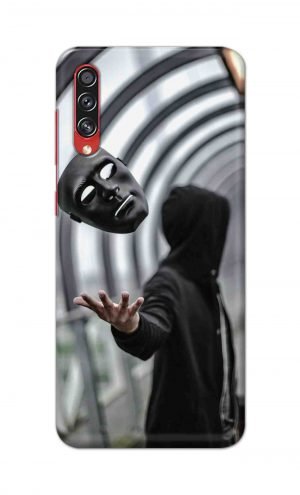 For Samsung Galaxy A70s Printed Mobile Case Back Cover Pouch (Mask Man)