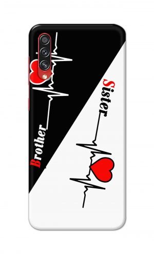 For Samsung Galaxy A70s Printed Mobile Case Back Cover Pouch (Brother Sister)