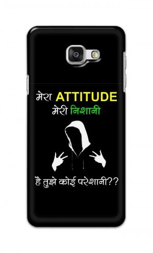 For Samsung Galaxy A7 2016 Printed Mobile Case Back Cover Pouch (Mera Attitude Meri Nishani)