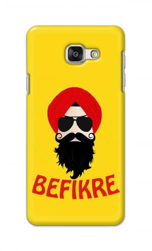 For Samsung Galaxy A7 2016 Printed Mobile Case Back Cover Pouch (Sardar Ji Befikre)