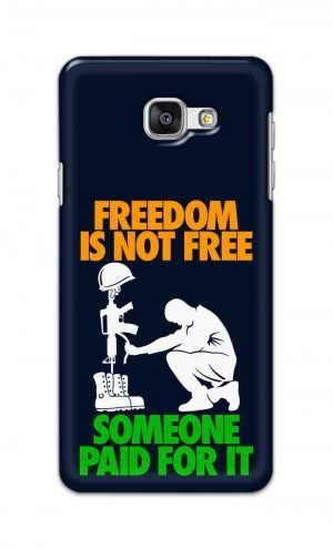For Samsung Galaxy A7 2016 Printed Mobile Case Back Cover Pouch (Freedom Is Not Free)