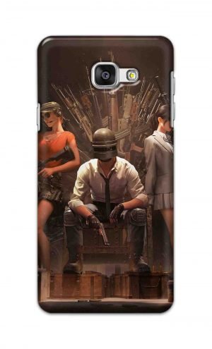 For Samsung Galaxy A7 2016 Printed Mobile Case Back Cover Pouch (Pubg Sitting)