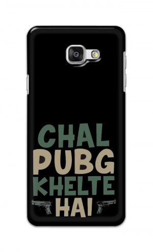 For Samsung Galaxy A7 2016 Printed Mobile Case Back Cover Pouch (Pubg Khelte Hain)