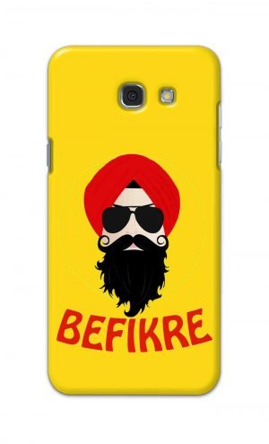 For Samsung Galaxy A7 2017 Printed Mobile Case Back Cover Pouch (Sardar Ji Befikre)