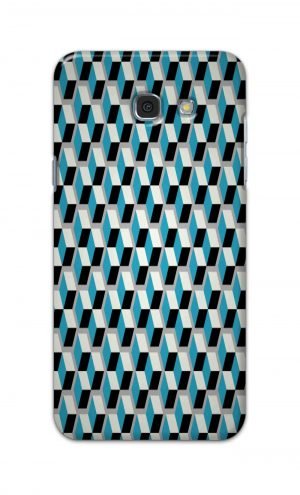For Samsung Galaxy A7 2017 Printed Mobile Case Back Cover Pouch (Diamonds Pattern)