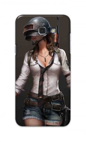 For Samsung Galaxy A7 2017 Printed Mobile Case Back Cover Pouch (Pubg Girl)