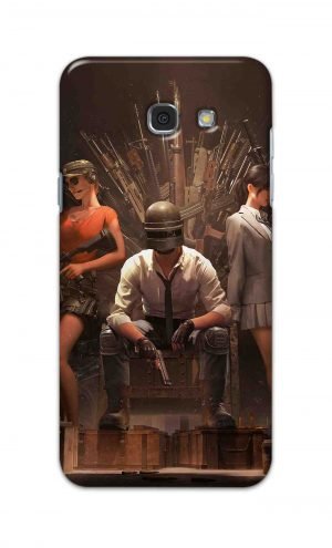 For Samsung Galaxy A7 2017 Printed Mobile Case Back Cover Pouch (Pubg Sitting)