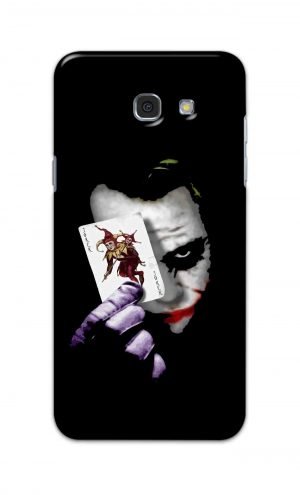 For Samsung Galaxy A7 2017 Printed Mobile Case Back Cover Pouch (Joker Card In Hand)