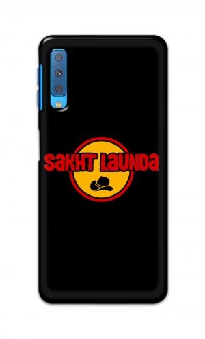 For Samsung Galaxy A7 2018 Printed Mobile Case Back Cover Pouch (Sakht Launda)
