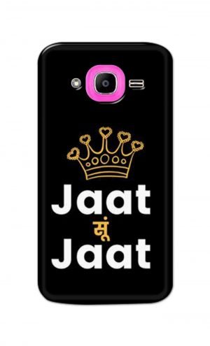 For Samsung Galaxy J2 Pro Printed Mobile Case Back Cover Pouch (Jaat Su Jaat)