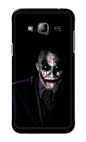 For Samsung Galaxy J3 Printed Mobile Case Back Cover Pouch (Joker Why So Serious)
