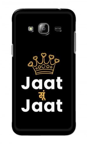 For Samsung Galaxy J3 Printed Mobile Case Back Cover Pouch (Jaat Su Jaat)