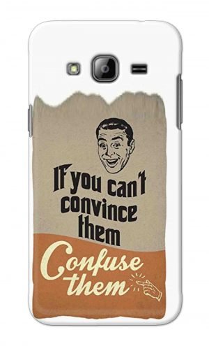 For Samsung Galaxy J3 Printed Mobile Case Back Cover Pouch (If You cant Convince Them)
