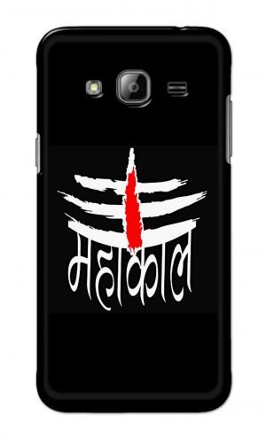 For Samsung Galaxy J3 Printed Mobile Case Back Cover Pouch (Mahakaal)