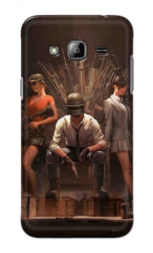 For Samsung Galaxy J3 Printed Mobile Case Back Cover Pouch (Pubg Sitting)