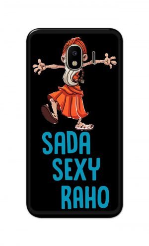 For Samsung Galaxy J4 Printed Mobile Case Back Cover Pouch (Sada Sexy Raho)
