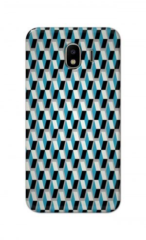 For Samsung Galaxy J4 Printed Mobile Case Back Cover Pouch (Diamonds Pattern)