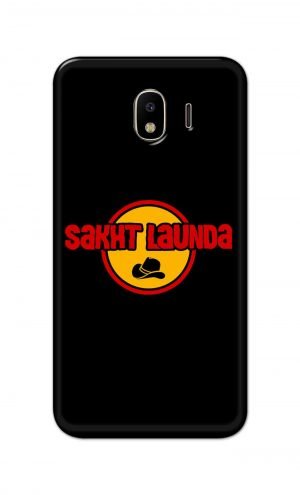 For Samsung Galaxy J4 Printed Mobile Case Back Cover Pouch (Sakht Launda)