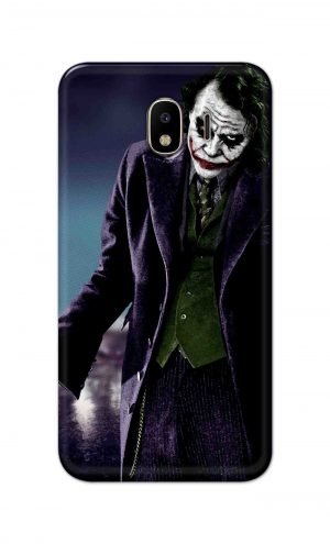 For Samsung Galaxy J4 Printed Mobile Case Back Cover Pouch (Joker Standing)