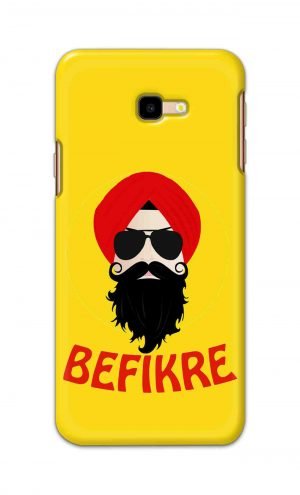 For Samsung Galaxy J4 Plus Printed Mobile Case Back Cover Pouch (Sardar Ji Befikre)