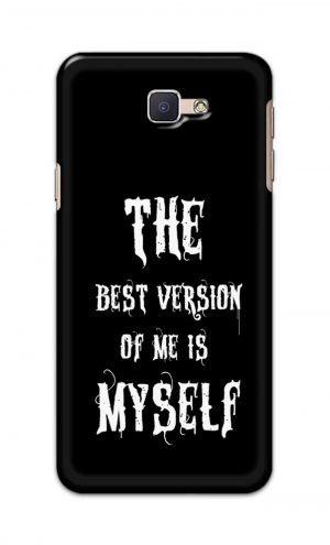 For Samsung Galaxy J5 Prime Printed Mobile Case Back Cover Pouch (The Best Version Of Me)