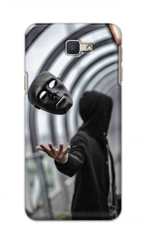 For Samsung Galaxy J5 Prime Printed Mobile Case Back Cover Pouch (Mask Man)