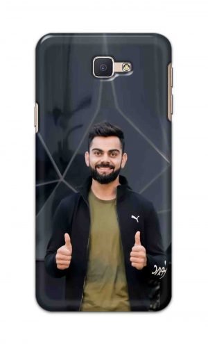 For Samsung Galaxy J5 Prime Printed Mobile Case Back Cover Pouch (Virat Kohli)