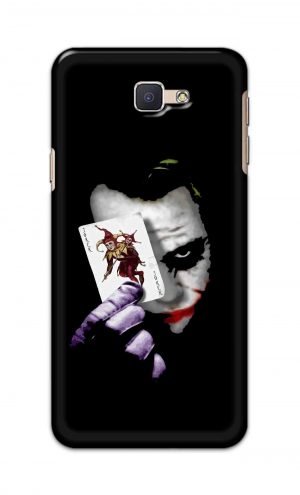 For Samsung Galaxy J5 Prime Printed Mobile Case Back Cover Pouch (Joker Card In Hand)