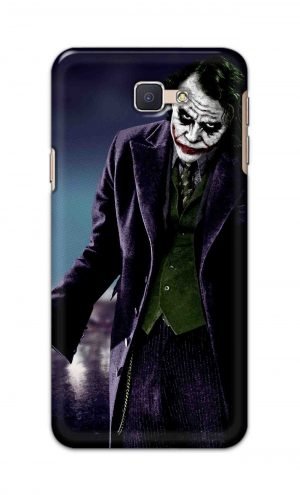 For Samsung Galaxy J5 Prime Printed Mobile Case Back Cover Pouch (Joker Standing)