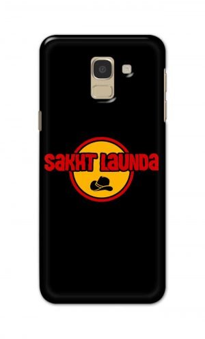 For Samsung Galaxy J6 2018 Printed Mobile Case Back Cover Pouch (Sakht Launda)