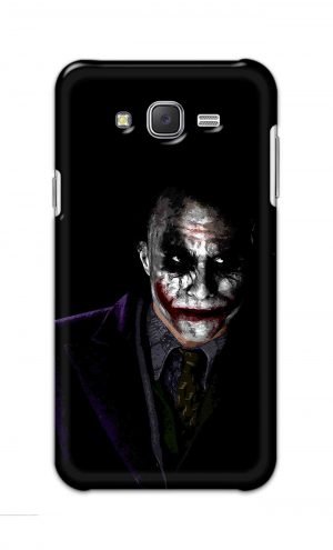 For Samsung Galaxy J7 Printed Mobile Case Back Cover Pouch (Joker Why So Serious)